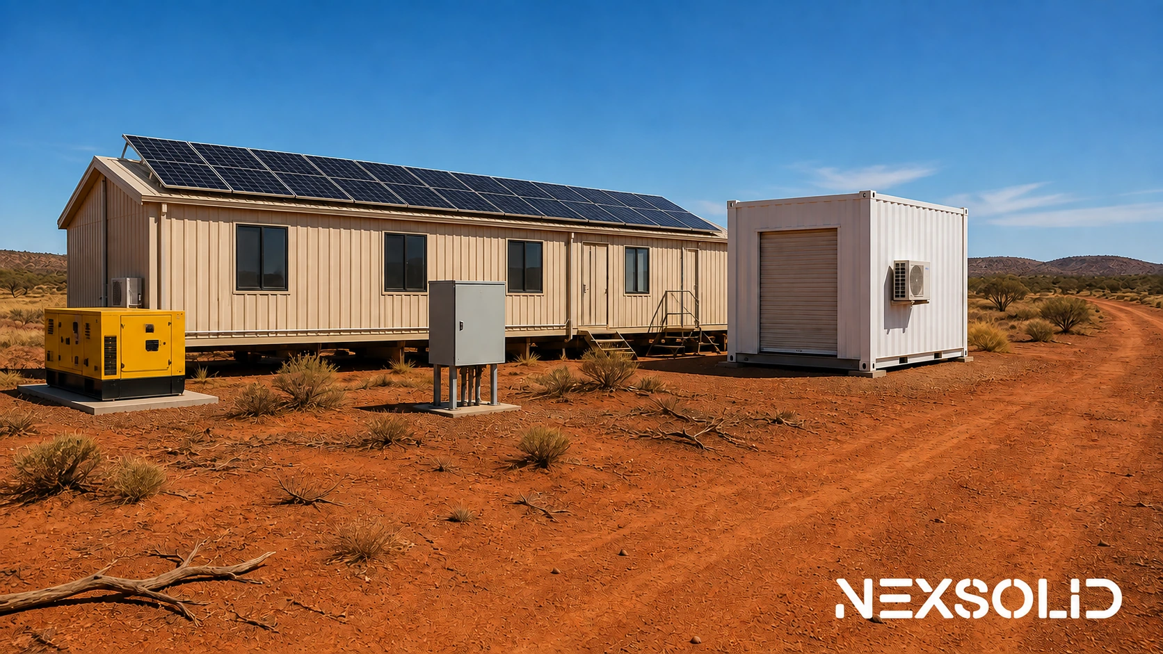 A compact camp. A considered power plan.